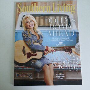 Southern Living magazine January/ February 2025 featuring Dolly Parton